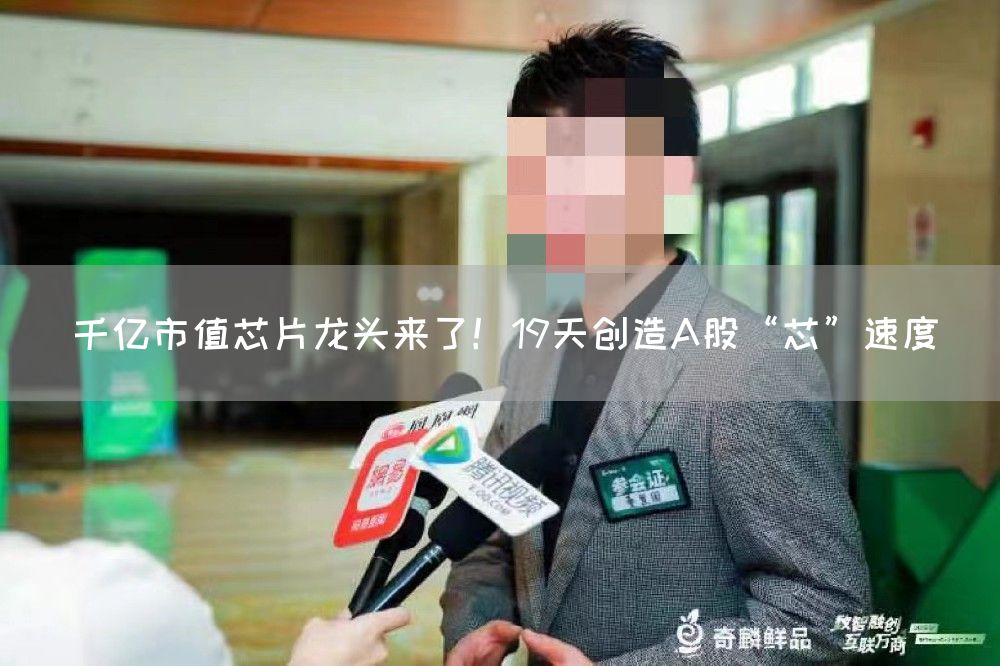 千亿市值芯片龙头来了！19天创造A股“芯”速度(图1)